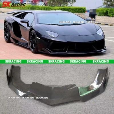 Real Carbon Fiber Front Bumper Diffuser Lip Fits For Lamborghini Aventador LP700 - Image 1 of 4