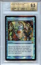 MTG Fact or Fiction BGS 9.5 FTV Twenty Magic Mystic Foil True Quad Amricons 8715