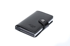  Auto-Credit-Card-Holder-Leather-RFID-Blocking-Small-Metal wallet money clip