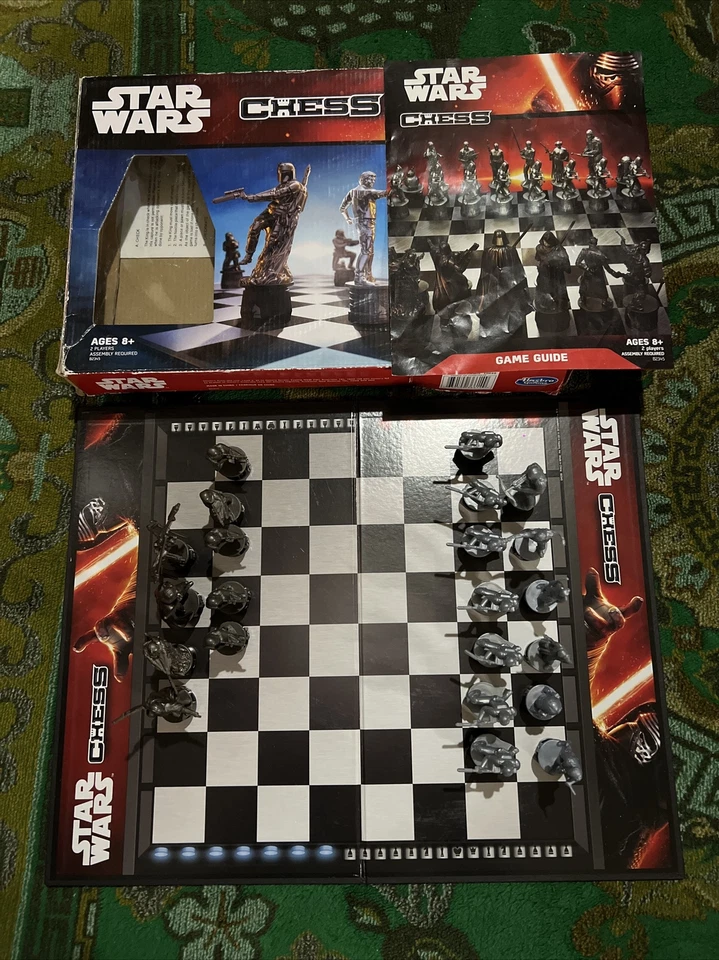 Star Wars Chess Set ~ Family Fun Games,  Rebels Battle Imperials Only 22 Pieces! - Image 1 of 1