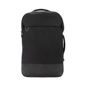Incase Twill & Leather Laptop Backpack with Pebbled Leather (Black) - Picture 1 of 1