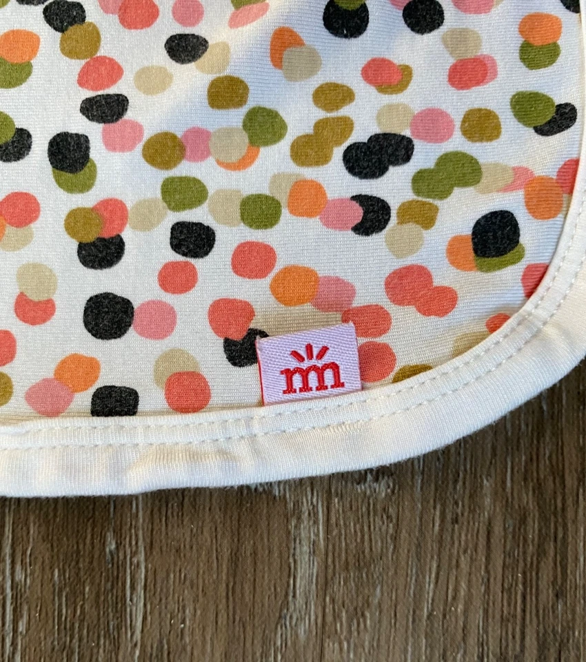 MAGNETIC ME ivory with polka dot thin lightweight swaddling blanket~MODAL~ - Image 1 of 4