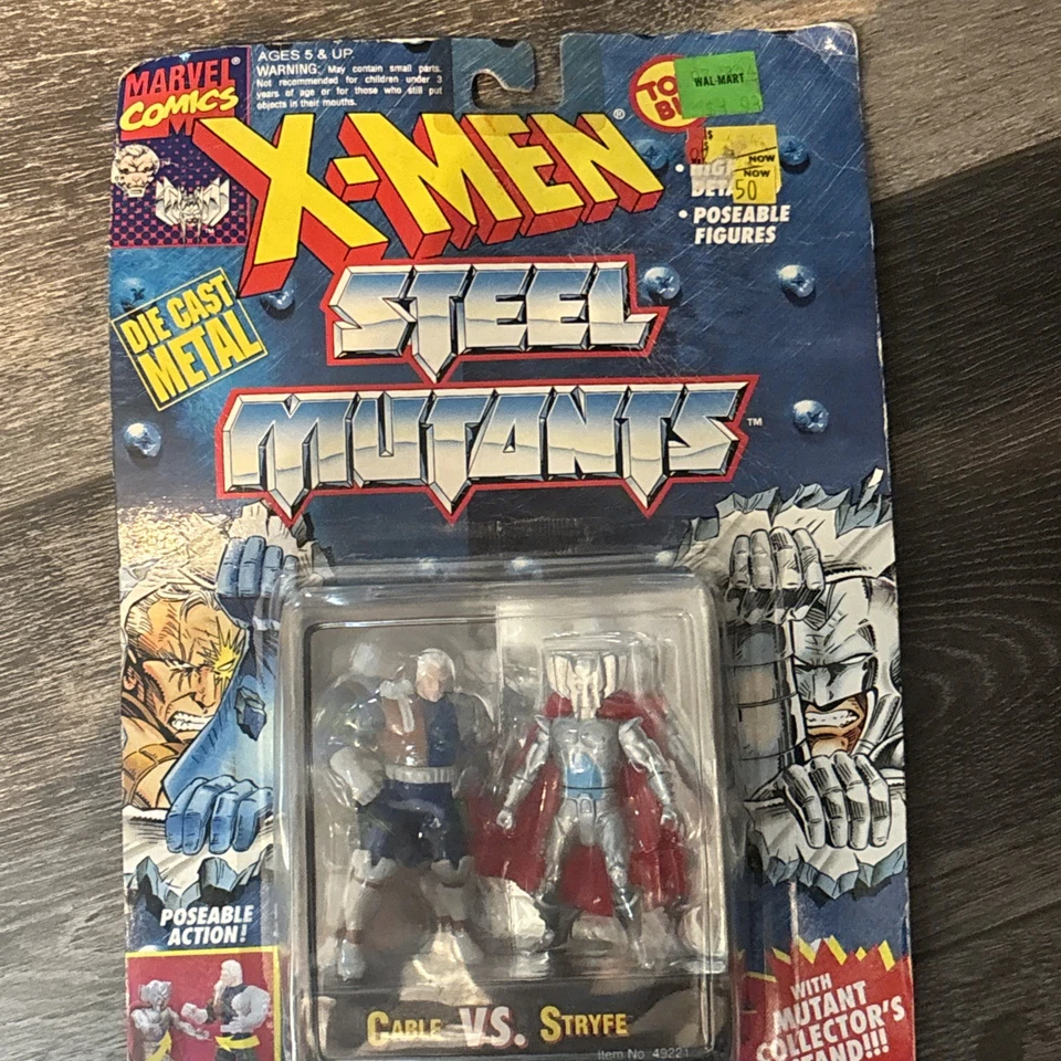 Figura Marvel X-Men Steet Mutants Cable vs Stryfe Die-Cast Metal Toy Biz AF401 Foto 1 de 1