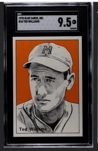 TARJETAS ANTIGUAS TED WILLIAMS 1978 SGC 9,5! *¡NUEVA LOSA POP 1 BELLEZA! *¡MÁS RARO/TOPPS! - Imagen 1 de 3