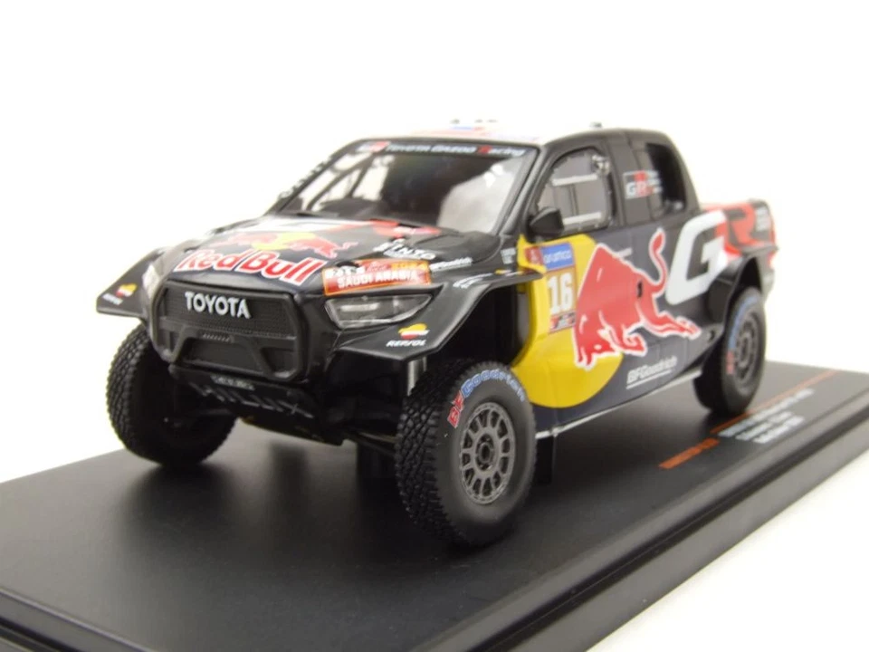 Toyota GR DKR Hilux Evo T1U #216 Rallye Dakar 2024 Nero 1:43 Ixo Models - Immagine 1 di 4