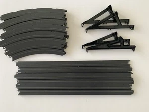 *REDUCED* AURORA TOMY AFX 12" 1/8 BANKED CURVE TRACKS - INC 2x 15” STRAIGHTS - Picture 1 of 2