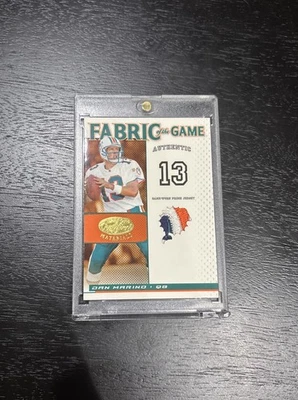 Dan Marino 2007 Donruss Playoff LOGO PARCHE Jersey Tela del Juego 4 Colores/25 Foto 1 de 2