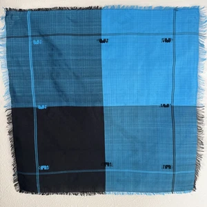 BUFANDA DE SEDA HMONG con flecos vintage con elefantes telados a mano - 24 x 24 pulgadas - Imagen 1 de 4