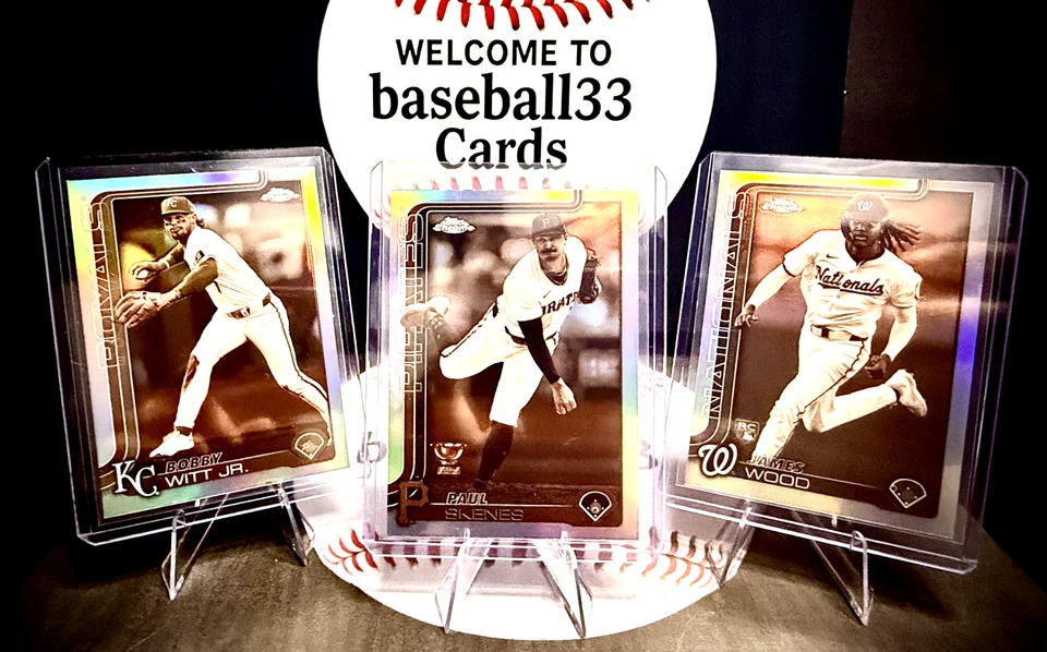 2025 Topps cromo refractor sepia completa tu conjunto/elige una tarjeta Foto 1 de 1