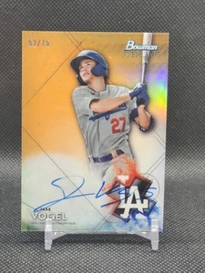 2100G 2021 Bowman Sterling Prospect Auto Jake Vogel #BSPA-JV Orange Refrac /75 - Picture 1 of 2