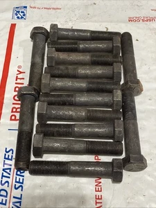 Hex Head Bolt 9/16"- 18 x 3" Long Grade 5 9/16-18x3 (14 Pieces). Z98 - Picture 1 of 3