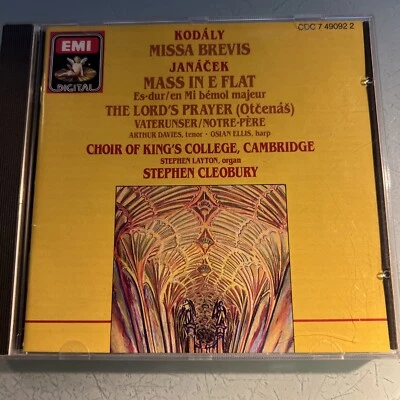 Kings College Choir*Janáček/Kodaly:Missa Brevis*Mass Bflat*Lords Prayer*CD VG Foto 1 de 4