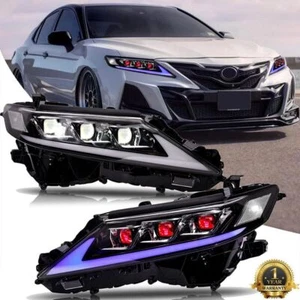 LED Headlights For Toyota Camry 8Th Gen 2018-2024 Head Lamp Sequential Assembly - Picture 1 of 24