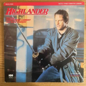 HIGHLANDER NTSC VERSION ANGLAISE TRES BON ÉTAT LASER DISC FILM LASERDISC - Photo 1/1