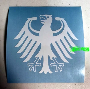 AQUILA TEDESCA AQUILA FEDERALE DECAL STICKER Bundeswehr bandiera tedesca stemma - Foto 1 di 4