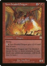 Two-Headed Dragon Mercadian Masques PLD Red Rare MAGIC MTG CARD ABUGames
