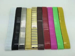 Correa de reloj de expansión elástica plateada oro blanco de 18 mm Twist Flex PRECIO BAJO - Imagen 1 de 13