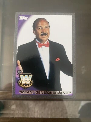 2010 Topps WWE “Mean” Gene Overland #99 Black Numbered /999 - Image 1 of 4
