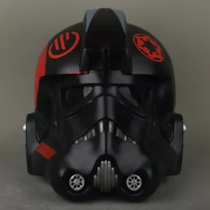 Star Wars TIE Fighter Casco Pilota PVC Halloween Cosplay Collezione Maschere Regalo - Foto 1 di 8