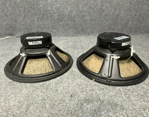 Bozak B-199AC Woofers Pair 🔊🎼 8 Ohm Ceramic Magnet Black Speakers - Bild 1 von 17