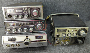 Lot of 5 CB Transceiver Radios 27Mhz Midland Roberts GemTronics Robyn