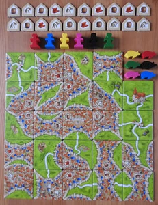 Carcassonne – Traders & Builders (No Box) | New | English Rules - Picture 1 of 7