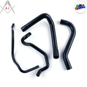 For BMW S1000R S1000XR S 1000 RR HP4 2009-2019 Silicone Radiator Hoses Kit Black - Picture 1 of 3