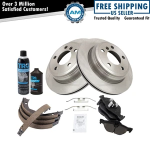 Rear Ceramic Brake Pad & Rotor Kit Fits 2013 BMW 328i xDrive 2015 X1 - Picture 1 of 11