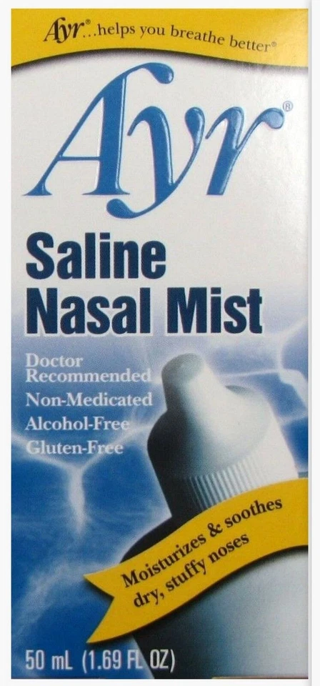 Носовой туман Ayr Saline 1,69 унции ^^ - Изображение 1 из 1