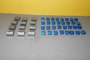 Electronic Banking Monopoly Replacement Parts 32 Blue Houses 12 Hotels Silver - Picture 1 of 1