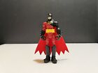 2012 DC Universe Power Attack Red Batman 4” Action Figure Red/black Costume