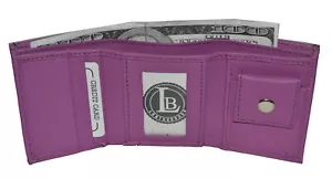 KIDS WALLET SMALL TRIFOLD NEW PINK VERY CUTE WALLET GIFT IDEA FREE SHIPPING - Picture 1 of 5