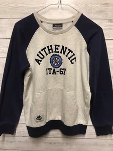 Kappa Boys Grey Italian Jumper Sweatshirt Pullover Size Large Age 12-13 - Picture 1 of 6