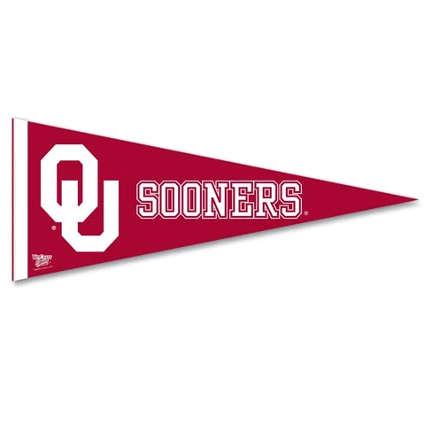 OKLAHOMA SOONERS ROLL UP PREMIUM FELT PENNANT 12"x30" BRAND NEW WINCRAFT 😎🔥 Cover