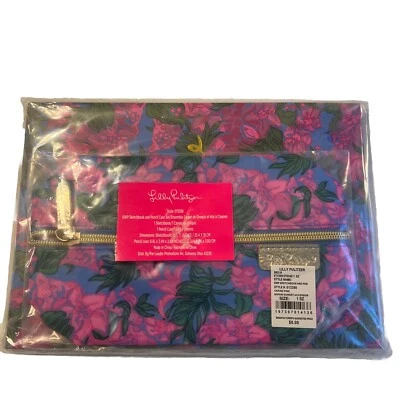 Nuevo con etiquetas Juego de cuaderno de bocetos y estuche para lápices Lilly Pulitzer, en colección Safari Sunset Foto 1 de 4