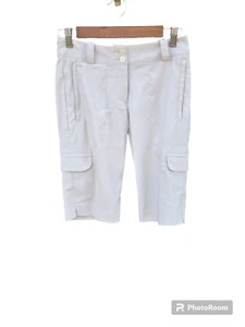 Nike Golf Tour Performance Dri Fit Bermuda Shorts Beige Size 0 Perfect Condition - Picture 1 of 9