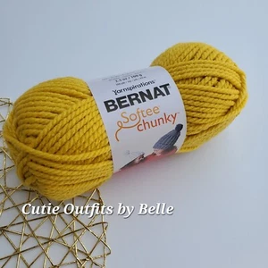 Bernat Softee Chunky Yarn,  3.5oz Bulky #6 Yarn, Choose Color - Picture 1 of 42