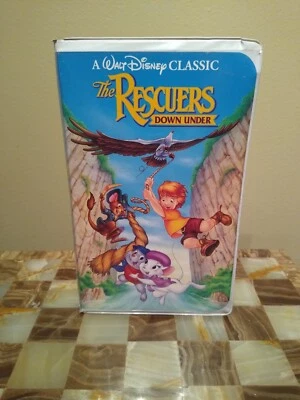 RARE Black Diamond Classic Walt Disney's The Rescuers Down Under- VHS Tape 1142 - Image 1 of 4