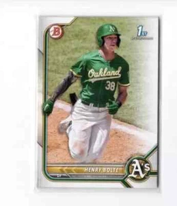 2022 Bowman Draft Paper 1st Henry Bolte A's 5 Card Lot BD-121 - Picture 1 of 1