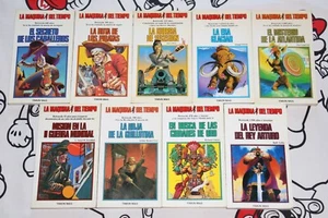 TIMUN MAS LA MAQUINA DEL TIEMPO LOTE 9 LIBROS LIBRO JUEGO AÑOS 80 - Picture 1 of 3