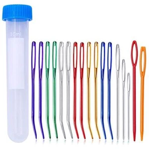 11pcs Large Eye Sewing Needles Kit, Stainless Steel Large-Eye Blunt Needles - Picture 1 of 6