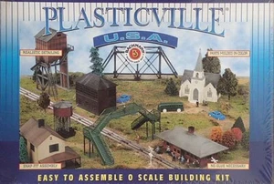 BACHMANN PASTICVILLE BUILDING KIT # 45987 VEHICLE ASSM'T 0 SCALE NIB - Picture 1 of 2
