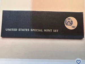 1967 UNITED STATES MINT SPECIAL MINT SET WITH ORIGINAL GOVERNMENT PACKAGING. - Picture 1 of 4