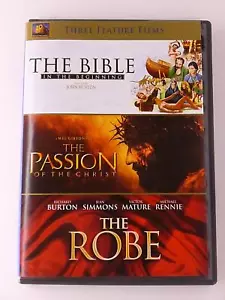 The Bible in the Beginning, The Passion of the Christ, T.. (DVD, 3-film) - K0107 - Picture 1 of 1