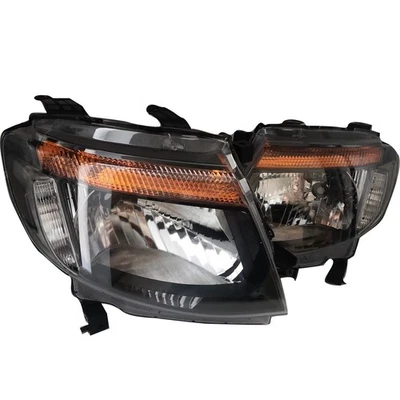 NEW Pair LH+RH Head Light Lamp Black For Ford Ranger PX 11~15 XL XLS Wildtrak AU - image 1 of 4