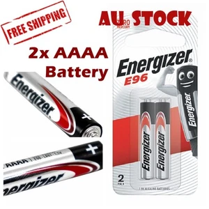 2 PCs Energizer AAAA E96 LR61 25A EN96 LR8D425 MN2500 1.5V Alkaline Battery AU - Picture 1 of 1