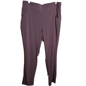 Eddie Bauer Pants Women's Large Tall Purple Lightweight Outdoor Hiking - Picture 1 of 9