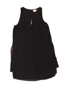 DKNY Womens Sleeveless Basic Dress US 8 Medium Black Polyester DF82 - Picture 1 of 3