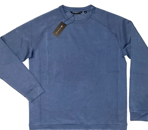 Travis Mathew Crewneck Sweatshirt-Navy-Men's Large-$129.99⛳️ - Picture 1 of 6
