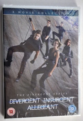 Divergent / Insurgent / Allegiant - DVD - Reg 2 - Cert 12 - 2012 - Sealed* - Image 1 of 3